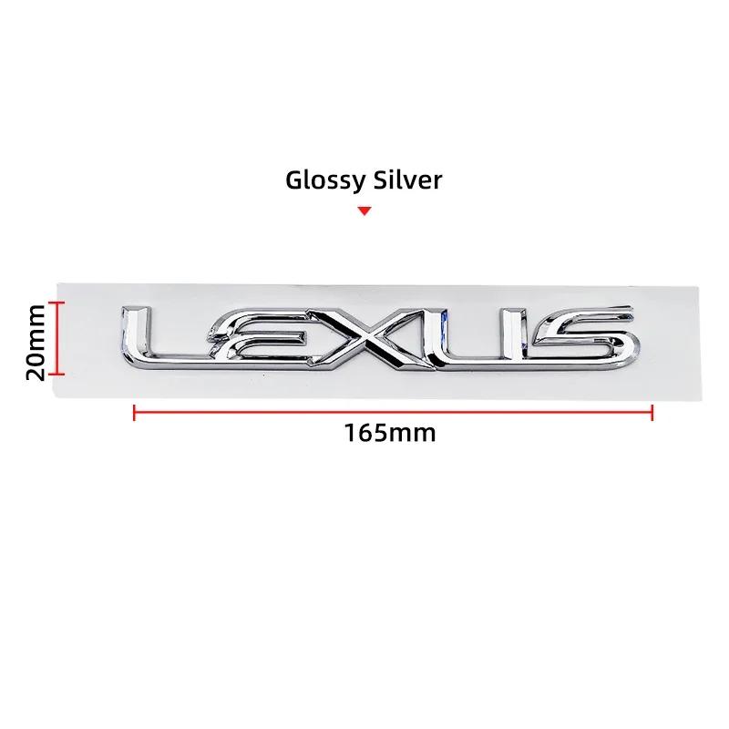 3D ABS Auto Buchstaben Emblem Heckklappen Aufkleber Abzeichen Für Lexus F SPORT Hybrid ES CT GS IS UX GX LBX NX RX 350h 450h Zubehör