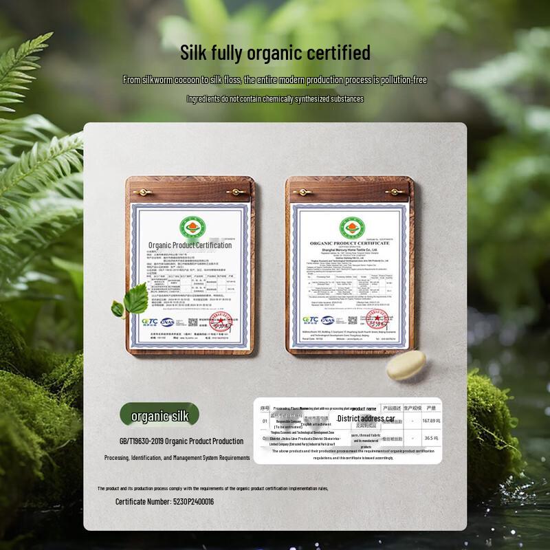 Mercury Home Textiles Four Seasons Tussah Silk Lyocell Quilt