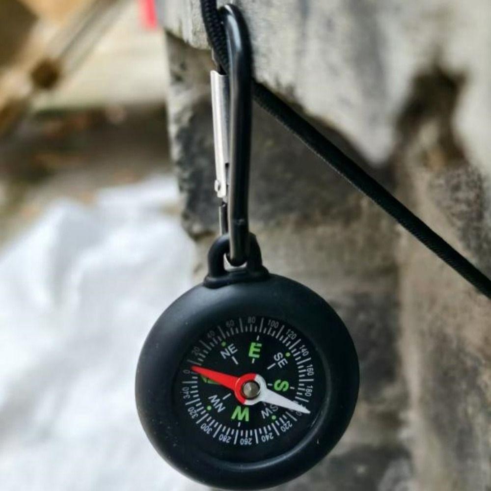 Mini Outdoor Survival Compass Carabiner  For Camping and Outdoor Exploration