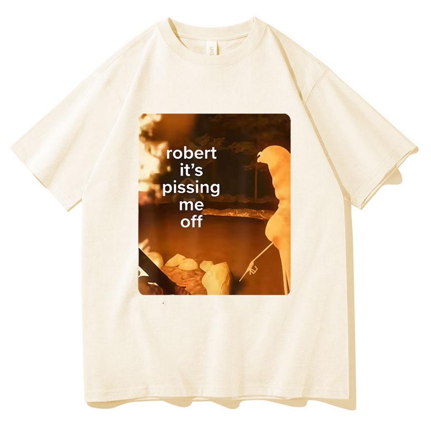 Harajuku Style Marcus The Worm Robert Meme Tshirt Men Women Pop Graphics Fashion Cotton Crewneck Oversized Short Sleeve Clothes