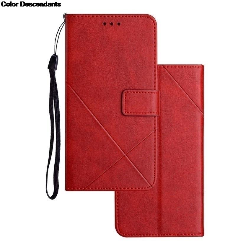 

Флип-чехол из кожи для телефона Redmi Note 13 13C 12 12S 12C 11 11S 10 10S 10A 10C 9 9A 9C 9S Pro 4G 5G с держателем для карт, подставкой, обложка-книжка Redmi 9 красный