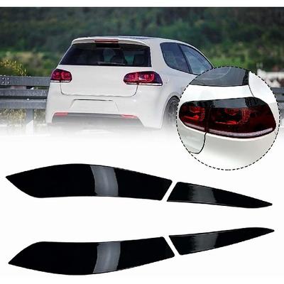 4PCS Rear Tail Light Lamp Eyelid Trim Cover For Golf 6 MK6 2008 2009 2010 2011 2012 2013 Headlights Eyebrow Eyelids Trim