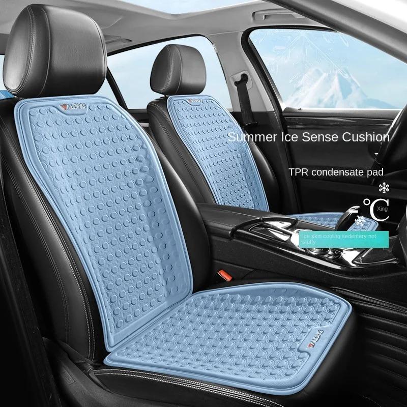 Obecný potah na autosedačku s opěrkou zad Prodyšná tkanina Potah na autosedačku 3D trojúhelníkový konkávně-konvexní masážní potah na boky