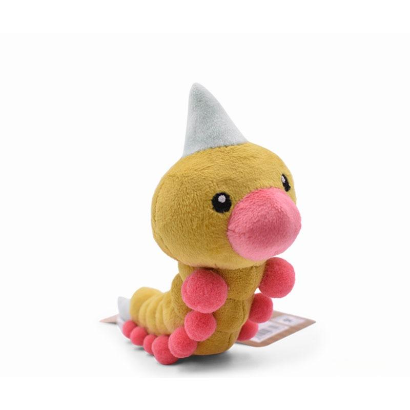 14-19cm Butterfrees Weedles Caterpies Plush Doll Cartoon Cute Plush Toys Soft Stuffed Kawaii Doll Birthday Gift for Boys