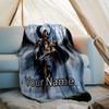 Custom Name Total War Warhammer Theme Printed Blanket - Perfect for Couch, Bed, Travel & Outdoor Use | Machine Washable, Cozy & Durable.