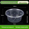 JINGRX Disposable PP Round Food Container