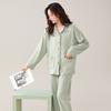Pajamas Women'S Autumn And Winter German Velvet Long-Sleeved Cardigan Simple Loungewear Thin Velvet Warm Suit Soft