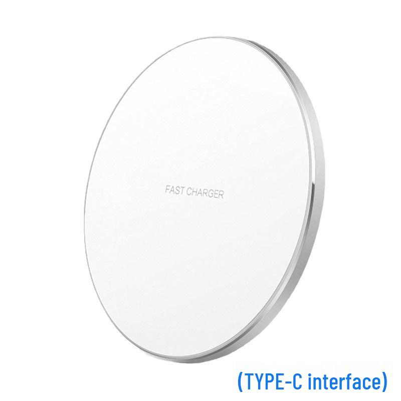 15W Wireless Charger Compatible with Apple & Samsung, 10W Desktop K8 Aluminum Alloy Charger