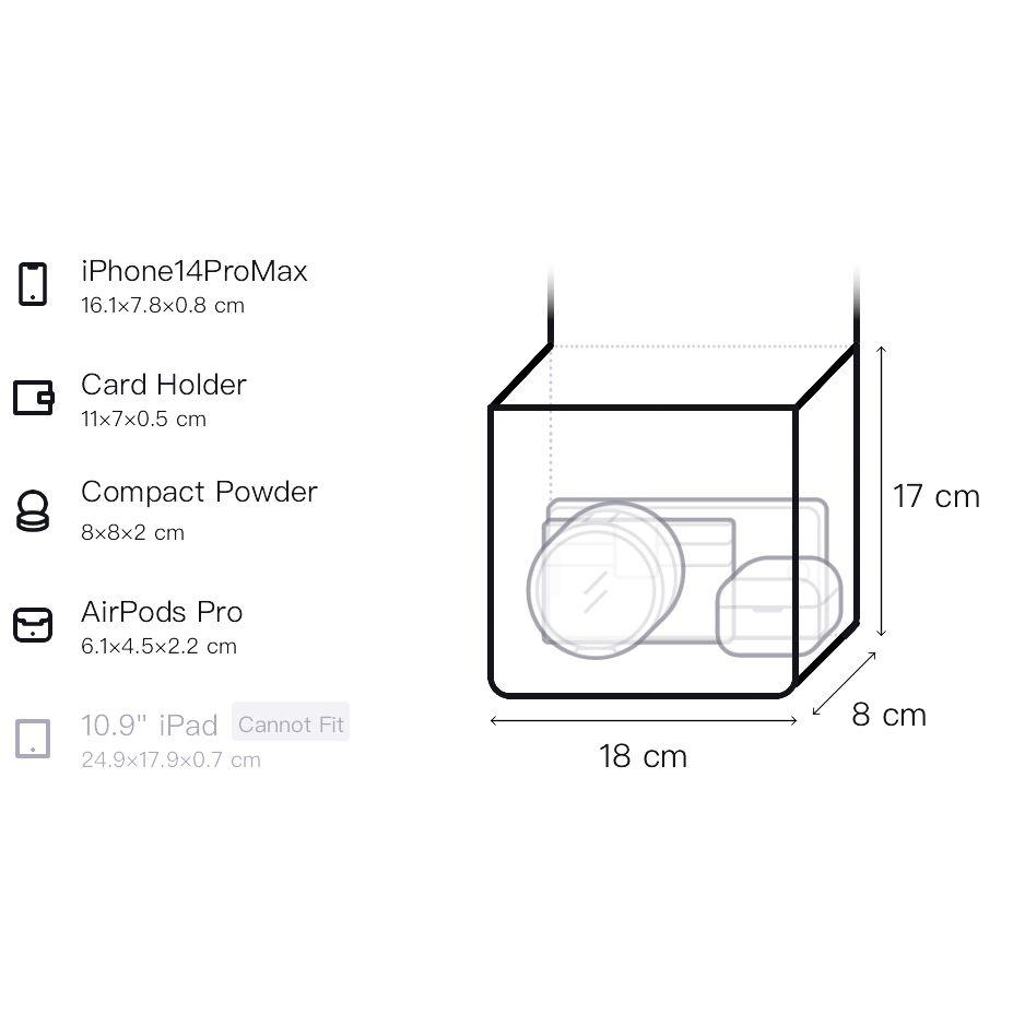 Saint Laurent Shopping Mini Bag Noir Women Bags Black 773995-AADDI-1000