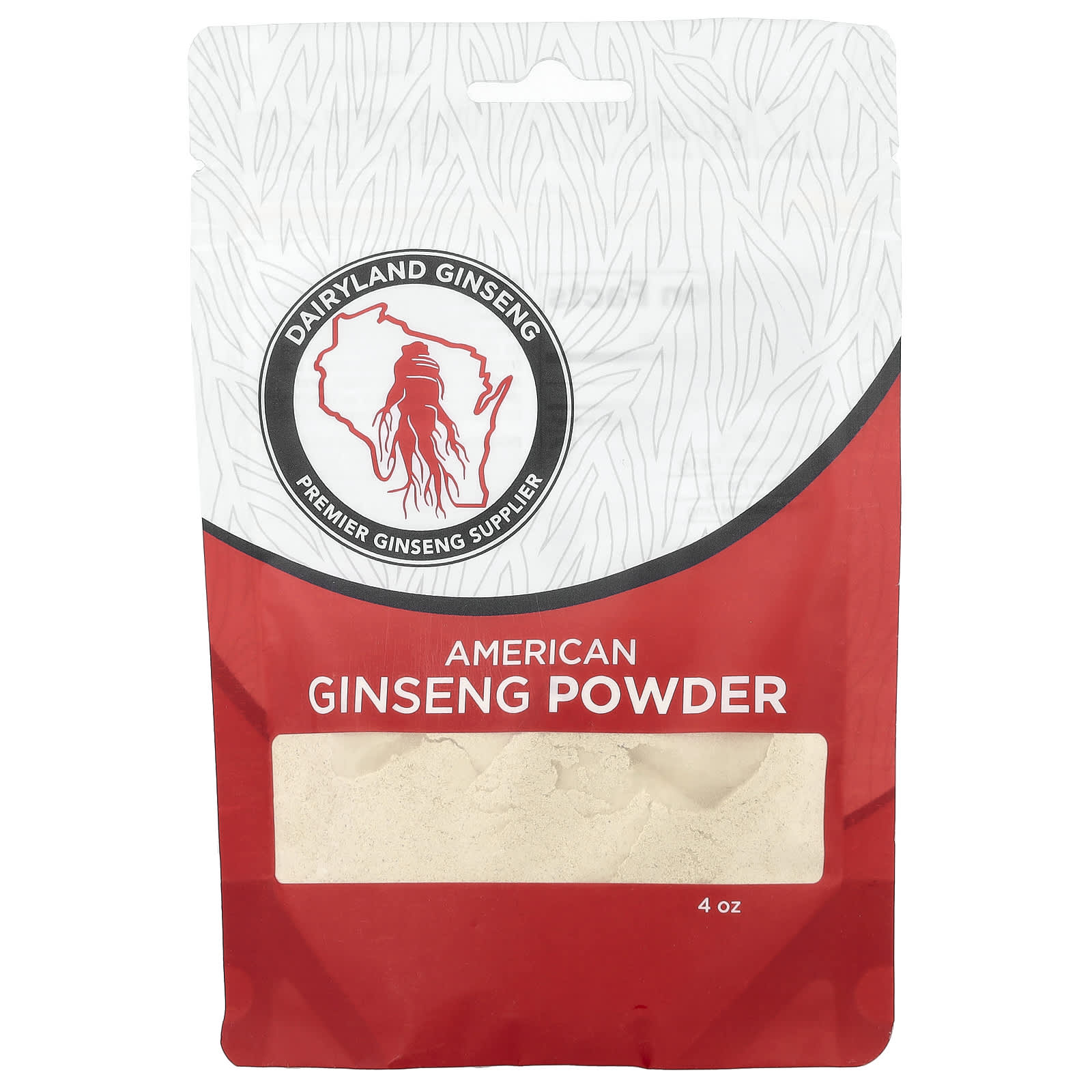 

Dairyland Ginseng, American Ginseng Powder, 4 oz