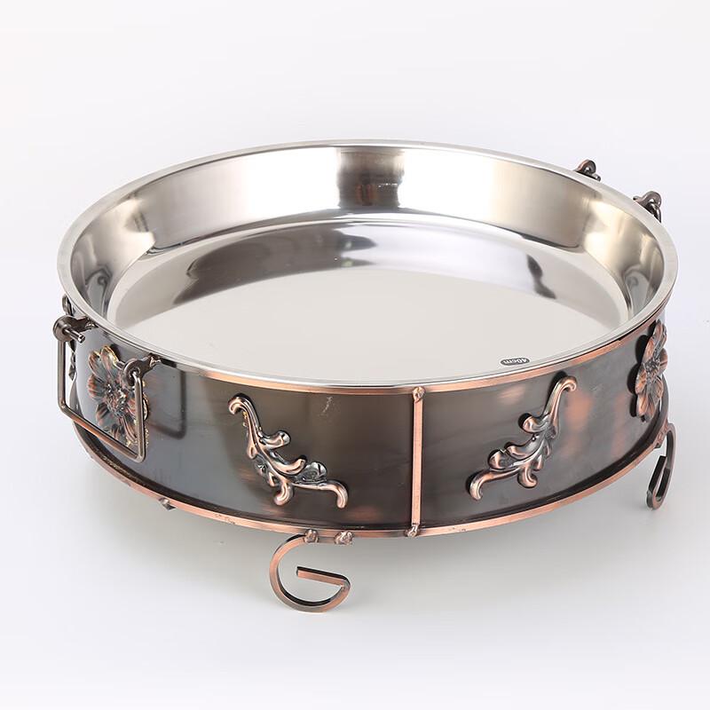 ZISIZ Stainless Steel BBQ Seafood Platter