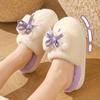 Winter Cotton Slippers Women's Autumn and Winter Warm Non-slip Home Wear Princess Wind Cotton Slippers
