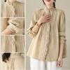 Linen Long Loose Solid Perfect for Everyday Summer [OGCPWYQZ] Women's Shirt, Button-Down Blouse, Sleeve, Stylish, Slimming, Fit, Casual, Stylish,