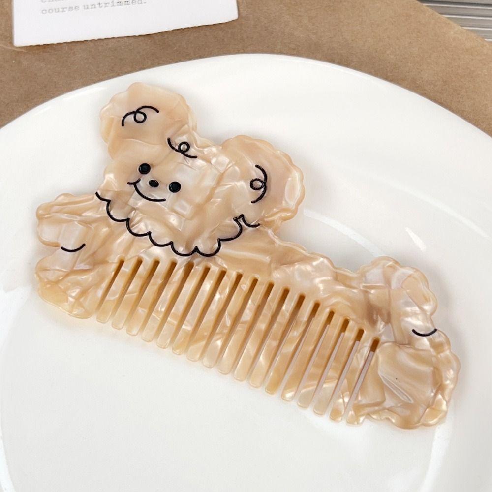 Puppy Makeup Comb Animal Hairdressing Combs Hair Care Acetate Comb  Dormitory