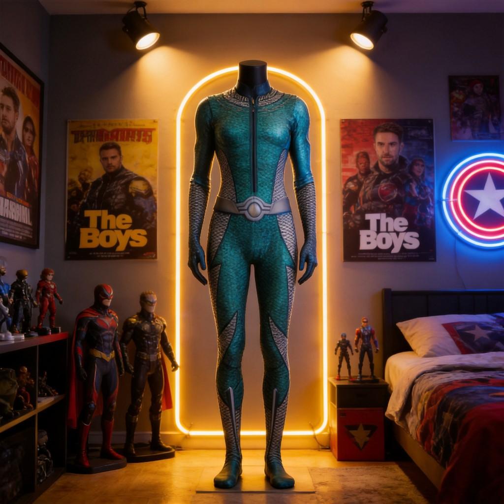The Boys The Seven Cosplay Suit With Lycra Material For Anime Role Play