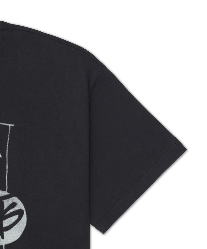 VANS Layer Logo Short Sleeve T-Shirt - Black / Vn000Tkzblk1
