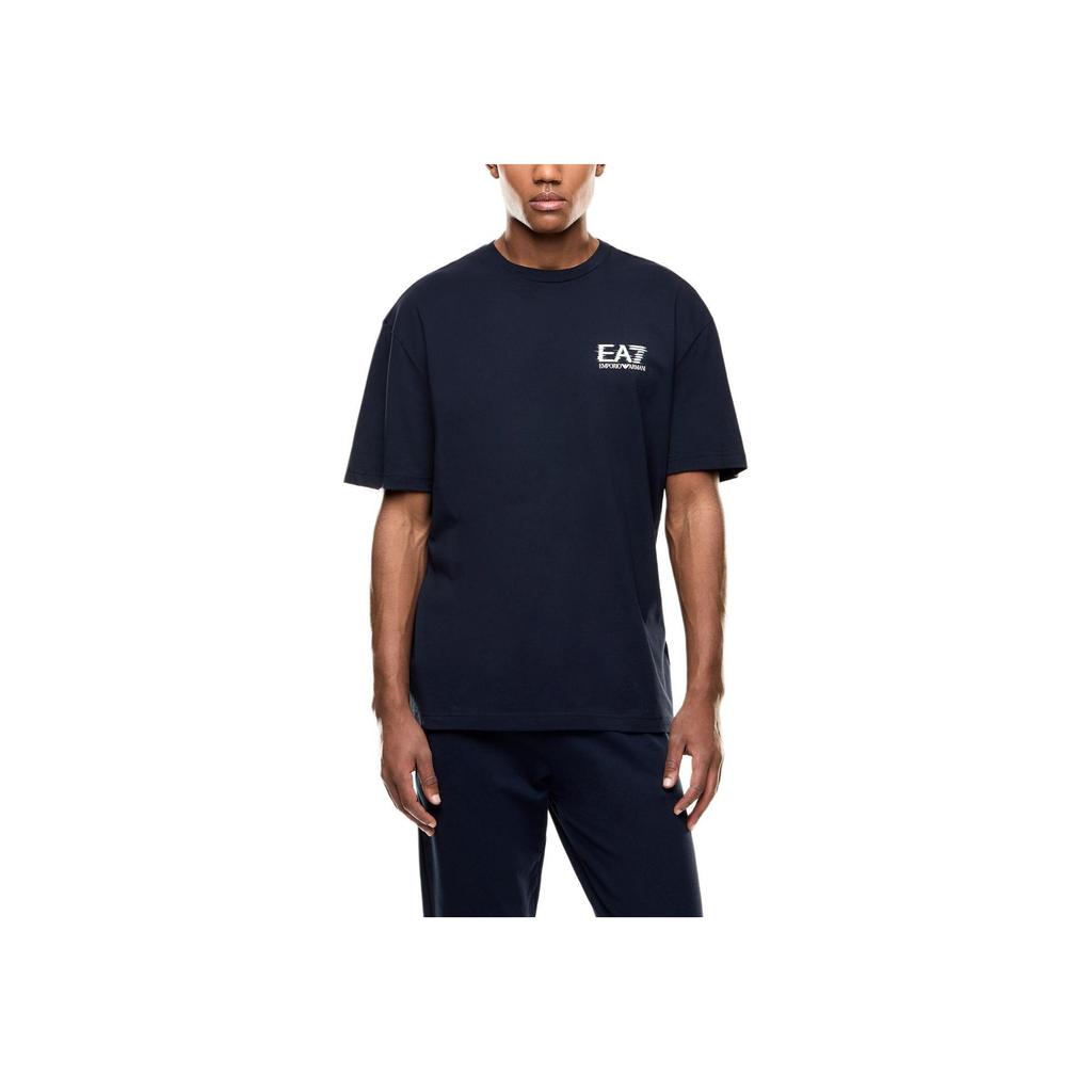 Emporio Armani EA7 Cotton Logo Pullover Crew Neck Short Sleeve T-Shirt Men tops 7M001327-AF17789-UB102