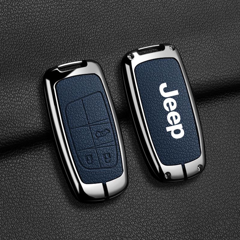 

Cup Holders High Quality Leather Car Key Case For Jeep Grand Cherokee WK2 KL Wrangler JK Commander Renegade Compass 2018 2022 Ac