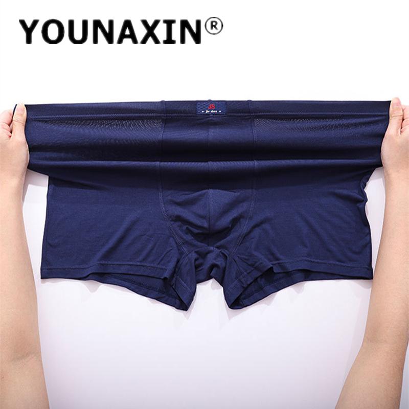 1 Pieces Big Size Men's Underwear Panties Boxer Briefs Modal Underpants Boy Undies Undershorts Solid Color Knickers L XL 2XL 3XL 4XL 5XL 6XL