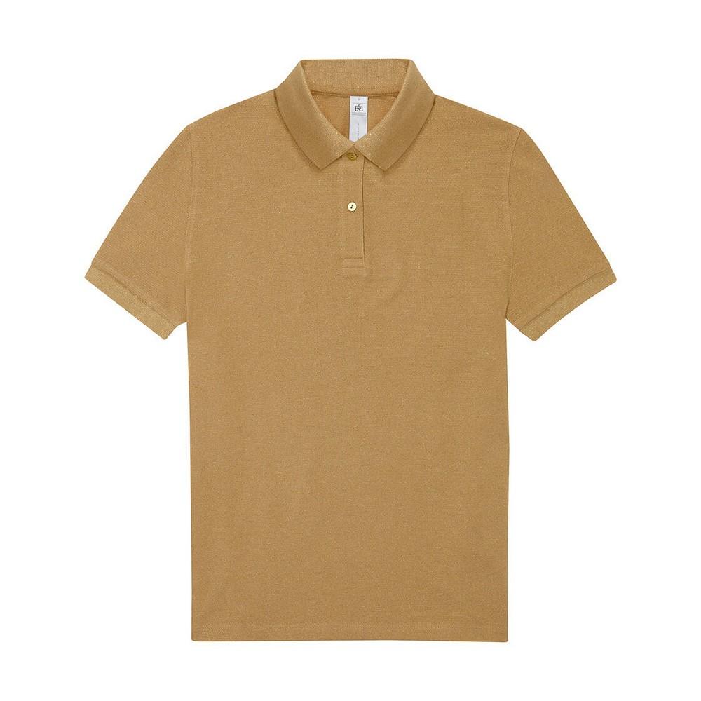 B&C Mens My Polo 180 Metallic Shirt