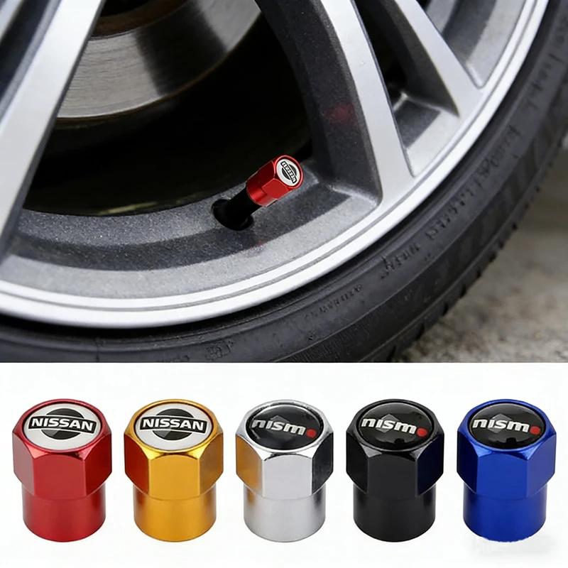 For Nissan MBQ1For Nissan Nismo Juke Leaf Patrol J10 X-Trail Micra Qashqai Pulsar Kicks Car Wheel Tire Valve Stem Dust Caps Cover Accessories