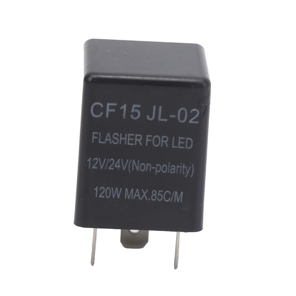 LED Blinker Nicht Polarität 12V 24V Universal ABS Schließer Blinkrelais CF15 JL02