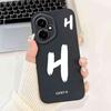 For Honor 400 5G 6.55" Case Fashion Lucky Letters A-Z Soft Silicone Cover For Huawei Honor400 5G DNY-NX9 Phone Shell Bumper