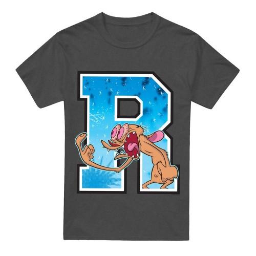 Ren & Stimpy Unisex Erwachsenen R Is For Ren T-Shirt