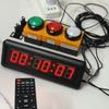 1.5-inch 29cm Button Stopwatch Sports Timer, With Buzzer Led Countdown Clock Button Game School Intelligence Sompetition Timer