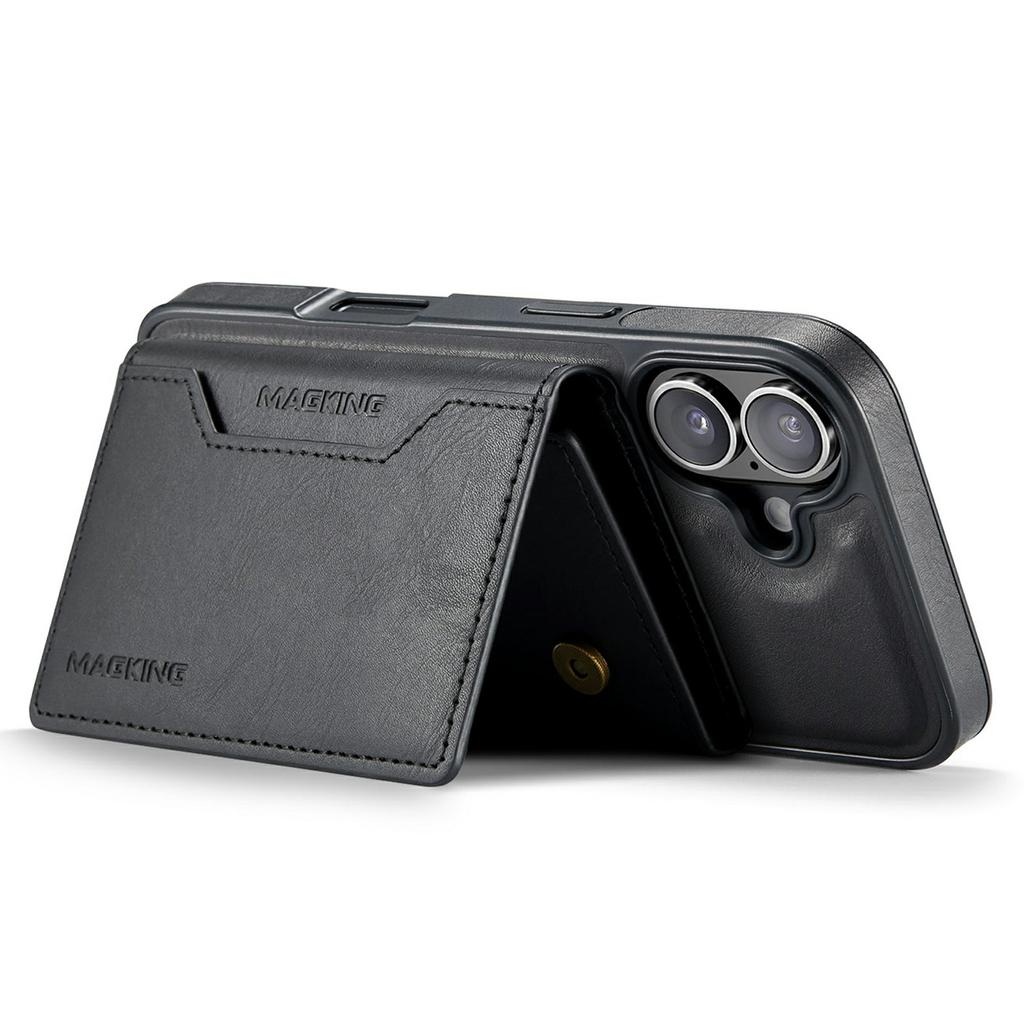 MAGKING K2 Series For iPhone 17 Case Compatible with MagSafe PC+TPU+PU Phone Cover