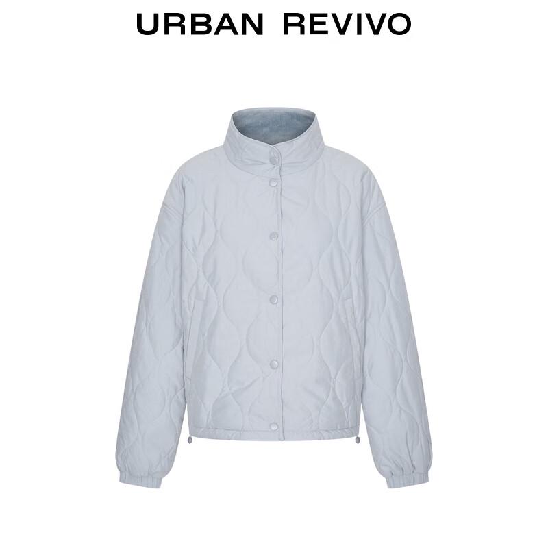 Women's Quilted Stand-Collar Drawstring Jacket