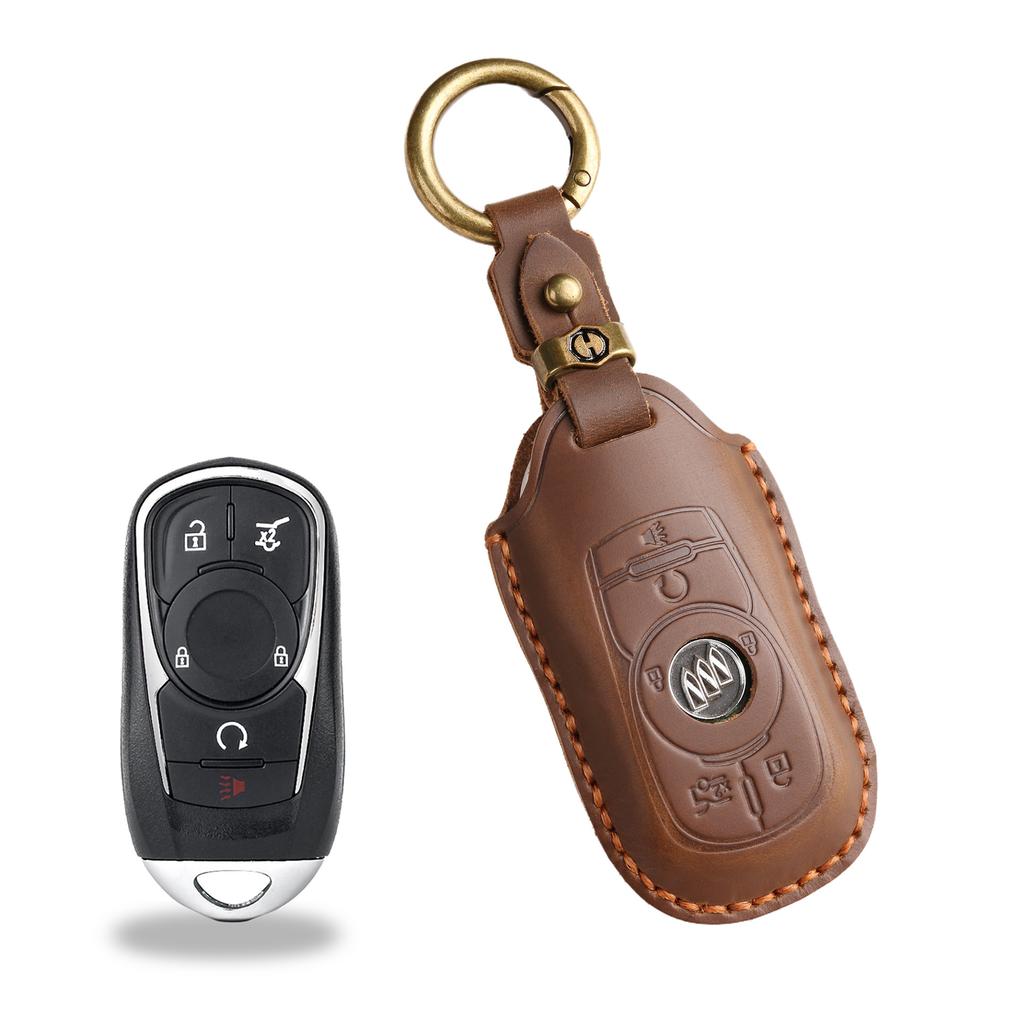 The New Retro Key Cover Is Suitable for Buick Envision Key Bag, Valeant Regal Car Leather Case Buckle.