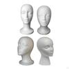 Mannequin Head Display Stand Foam Wigs Manikin Model Round Base for Headwear Hairpieces