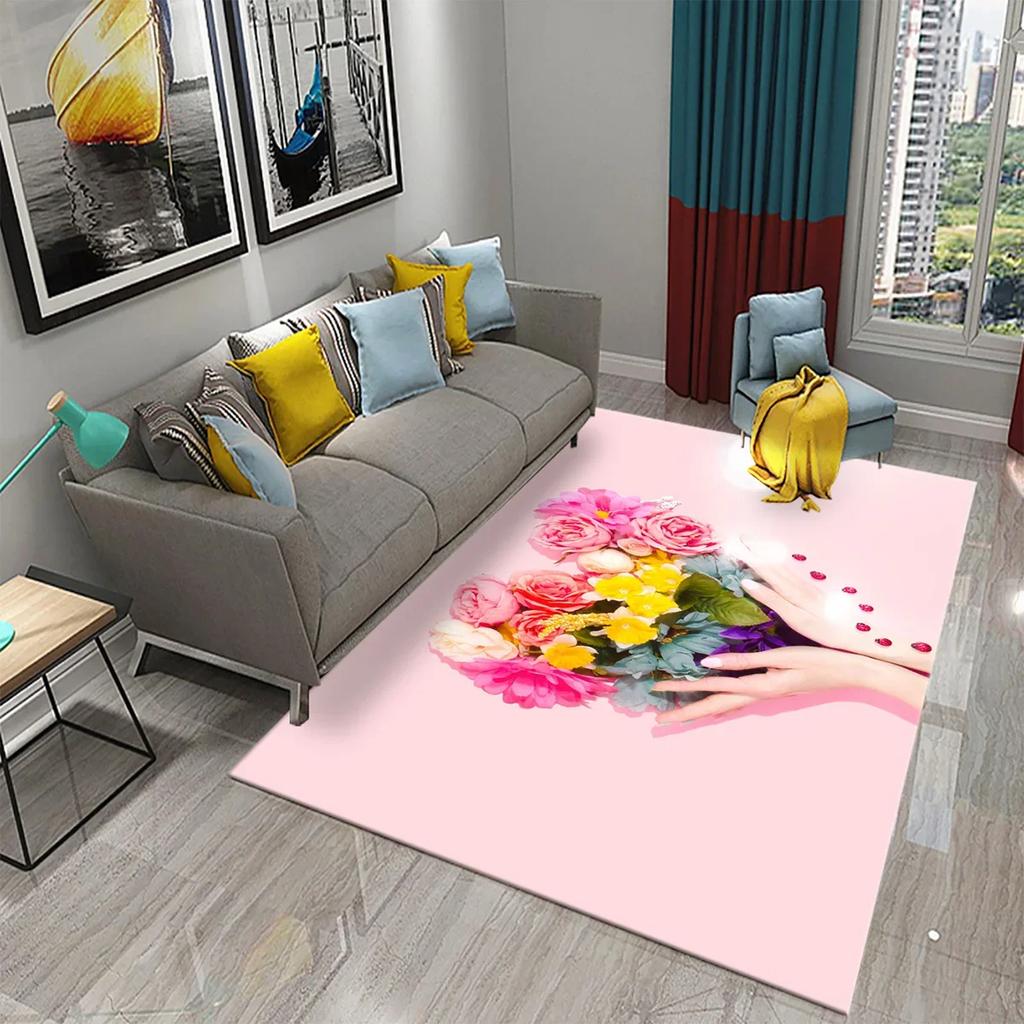 Mother's Day Carpet for Kitchen Bathroom Entrance Non-slip Carpet Living Room Bedroom Decor Rug Mother's Day Gift Festival Gifts