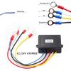 Wireless Winch Remote Control Kit 12V 24V with 434 MHz Receiver for For trucks SUVs UTVs and ATVs Drop Resistant Material