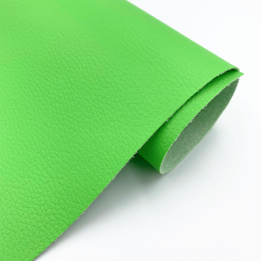 Litchi Faux PU Leathere Fabric Sewing Clothing Bow Bag Sofa Car DIY Earring Making Craft Material Waterproof 50*60cm Big Size