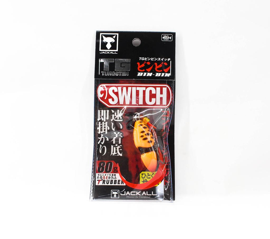 Jackall Bin Bin Switch TG Tungsteno 80 Grammi Interruttore Arancione (2177)