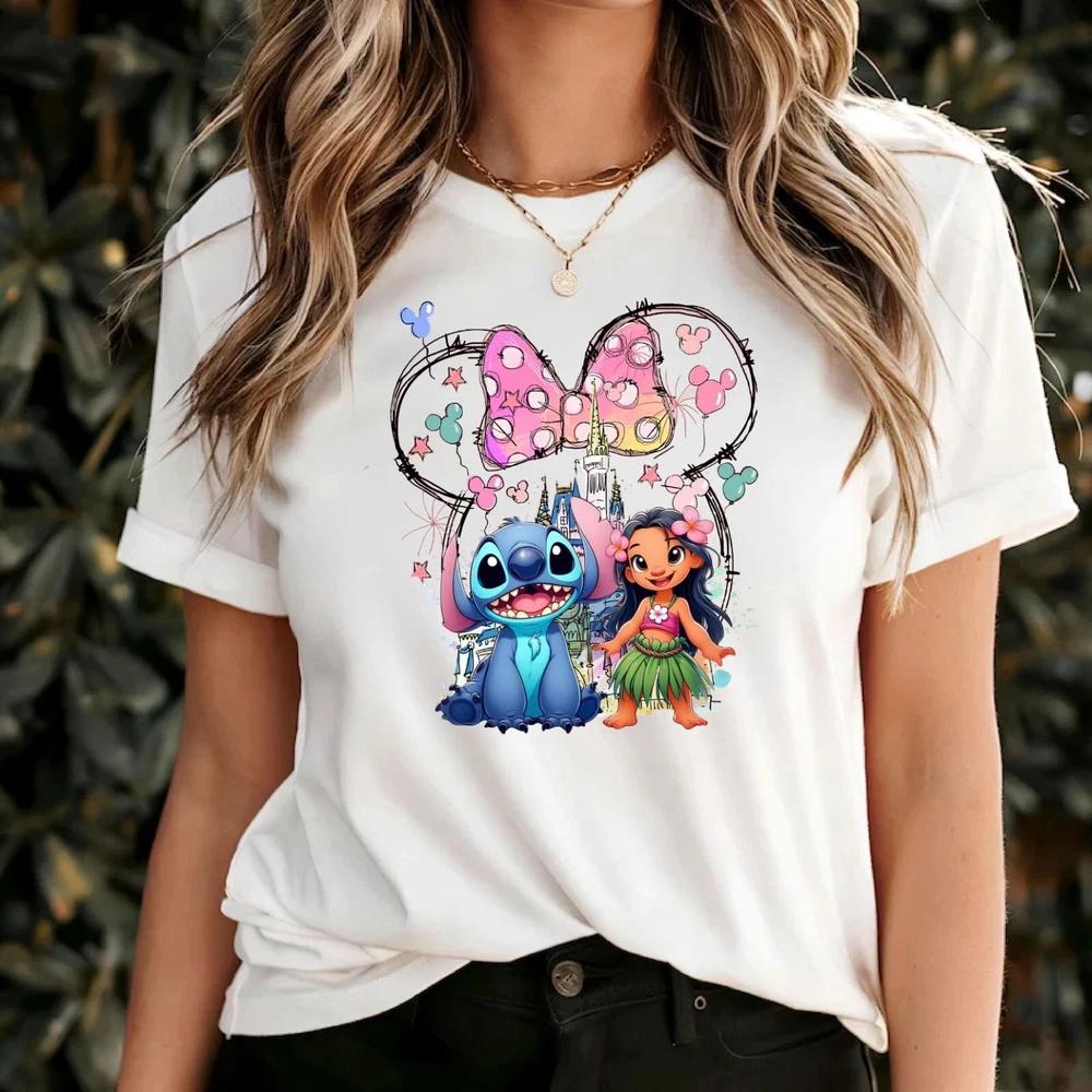 Stitch Castle Happy Unisex Unisex Unisex TShirt6 S
