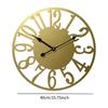 Wall Clock 16 inch Modern Compact Electronic Easy to Install Round Silent for Kitchen Home Living Room Classroom Bedroom