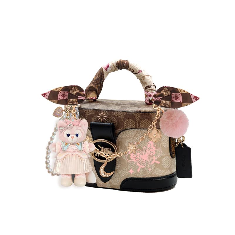 

COACH handbag [Customized bag] Georgie 20, classic, fashionable and versatile JELLYCAT Fengyue Boundless Gift Box Basic Package (Bag + Dust Bag) коричневий
