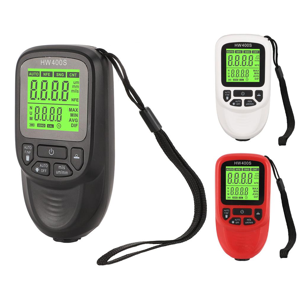 Professional Coating Thickness Gauge High Accuracy 3 Units Paint Mil Thickness Meter Gauge