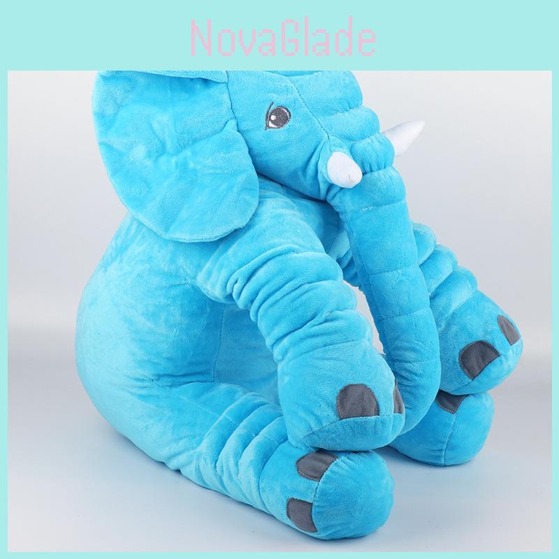 Adorable 30/40cm Elephant Plush Pillow Ideal For Snuggles And Nursery Decor