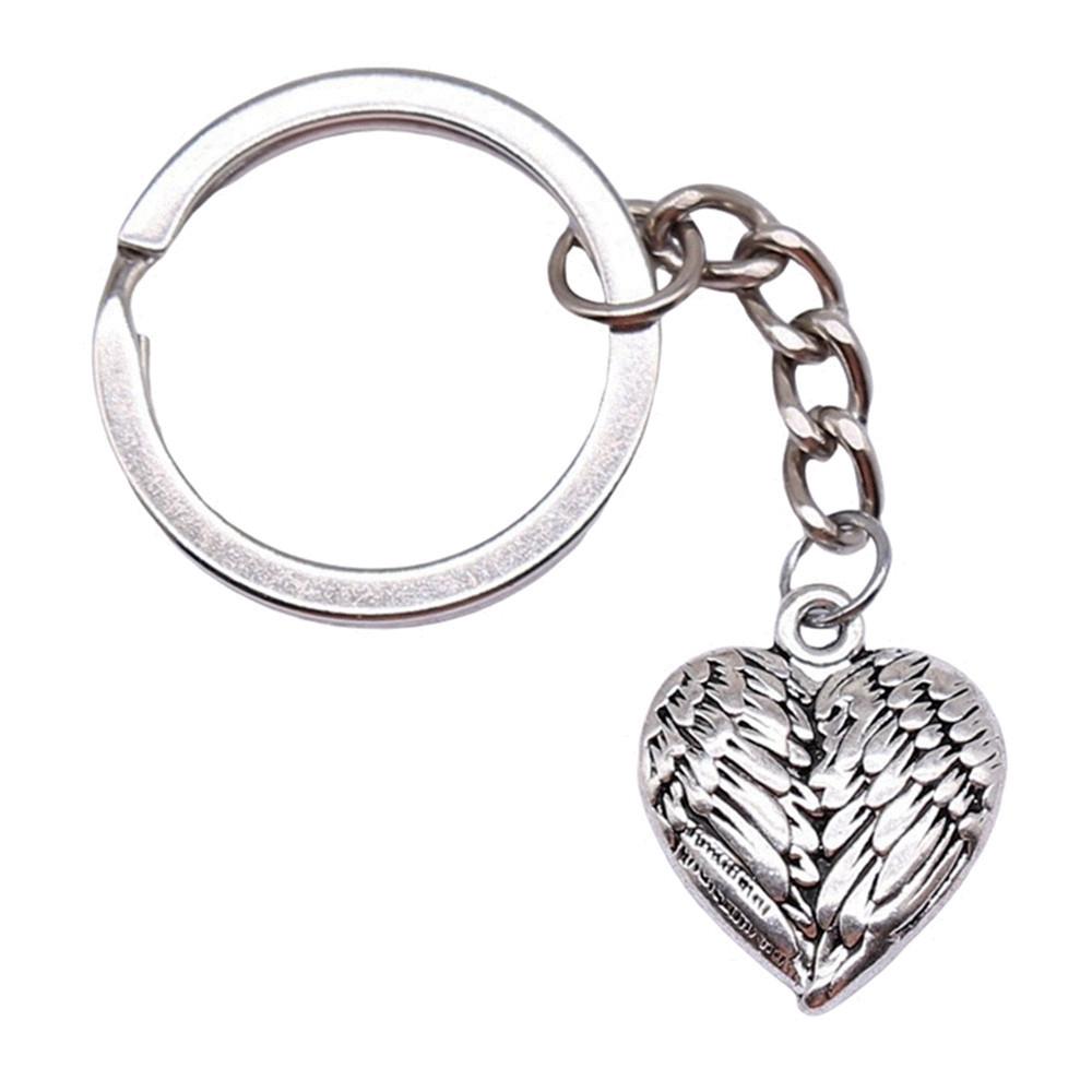Souvenir Gift Couple Keychain Kiss Charm Lover Key Ring 28mm Ring
