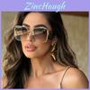 Retro Square Sunglasses For Women With Uv400 Protection And Tinted Pc Lenses For Outdoor Fashion