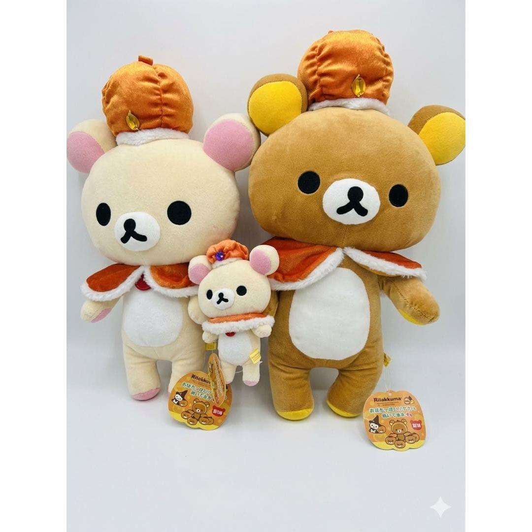 Rilakkuma, Korilakkuma Halloween stuffed toy set of 3 XL with tag