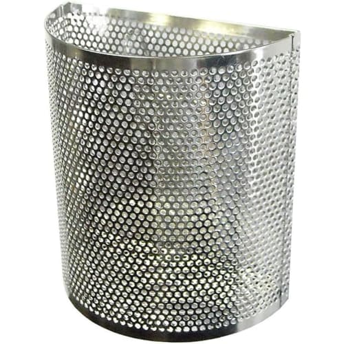 Ohki Dish Drainer with Cutlery Pocket, 10.5 x 6.5 x 11cm, Stainless Steel, Made in Japan, Perforated Wood, Holds Chopsticks, Spoons, Forks