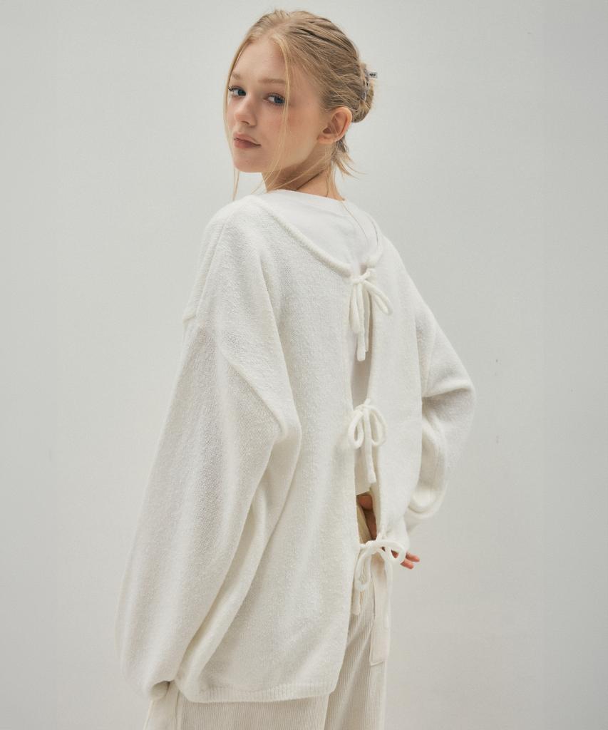 CITTA Reversible Back String Knit_Ctk237(White)