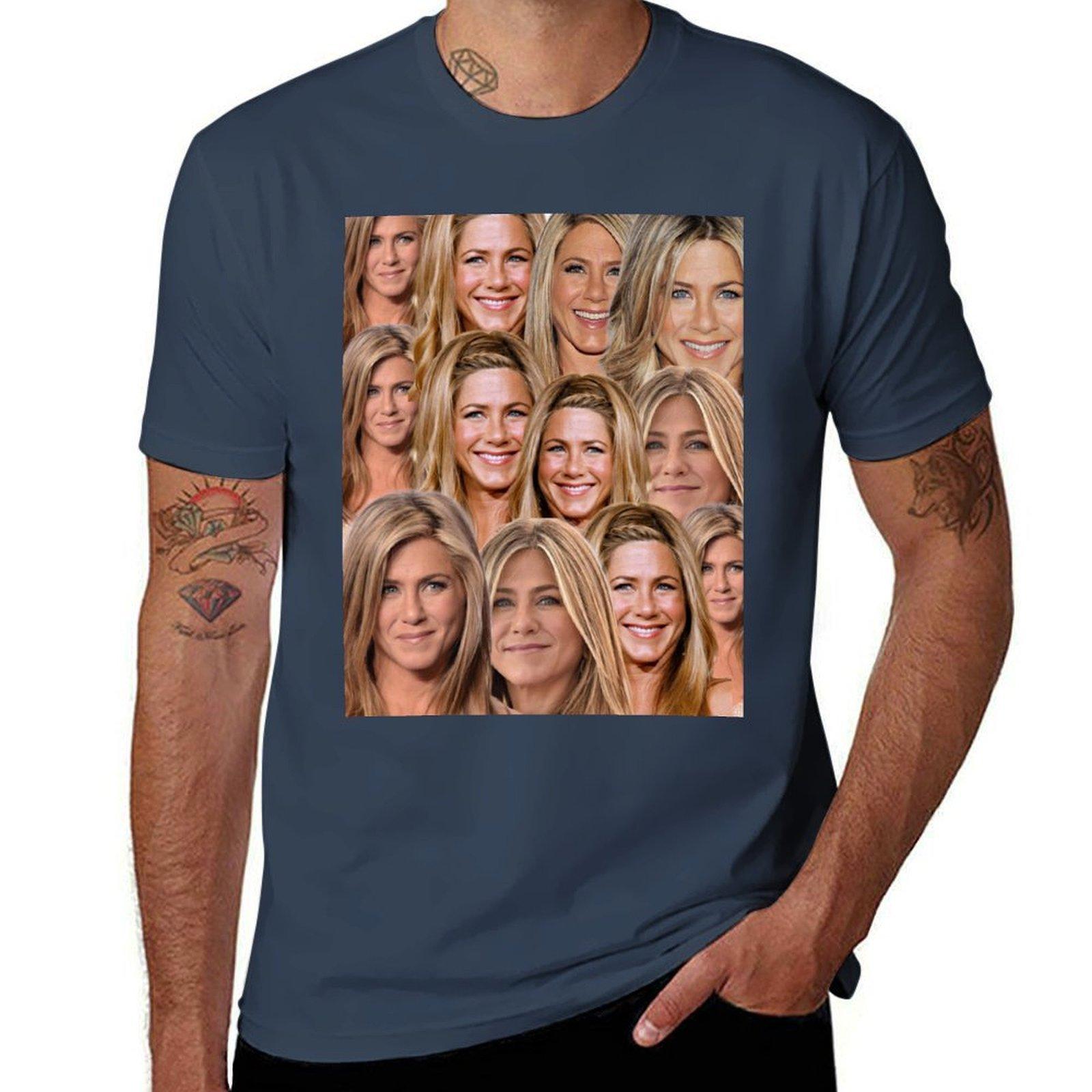 Jennifer Aniston Collage Tshirt Basic Comfort Fit Tshirt For Unisex S