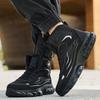 High-top Rotating Button New Safety Shoes Men Anti-smash Anti-puncture Work Shoes Fashion Men Sport Shoes Security Protective Boots Men
