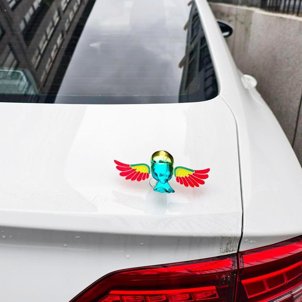 Rearview Mirror Accessories Wind-Powered Funny Cute Car Dashboard Decor Mirror Accessories For Truck Motorcycle Dashboard Hood